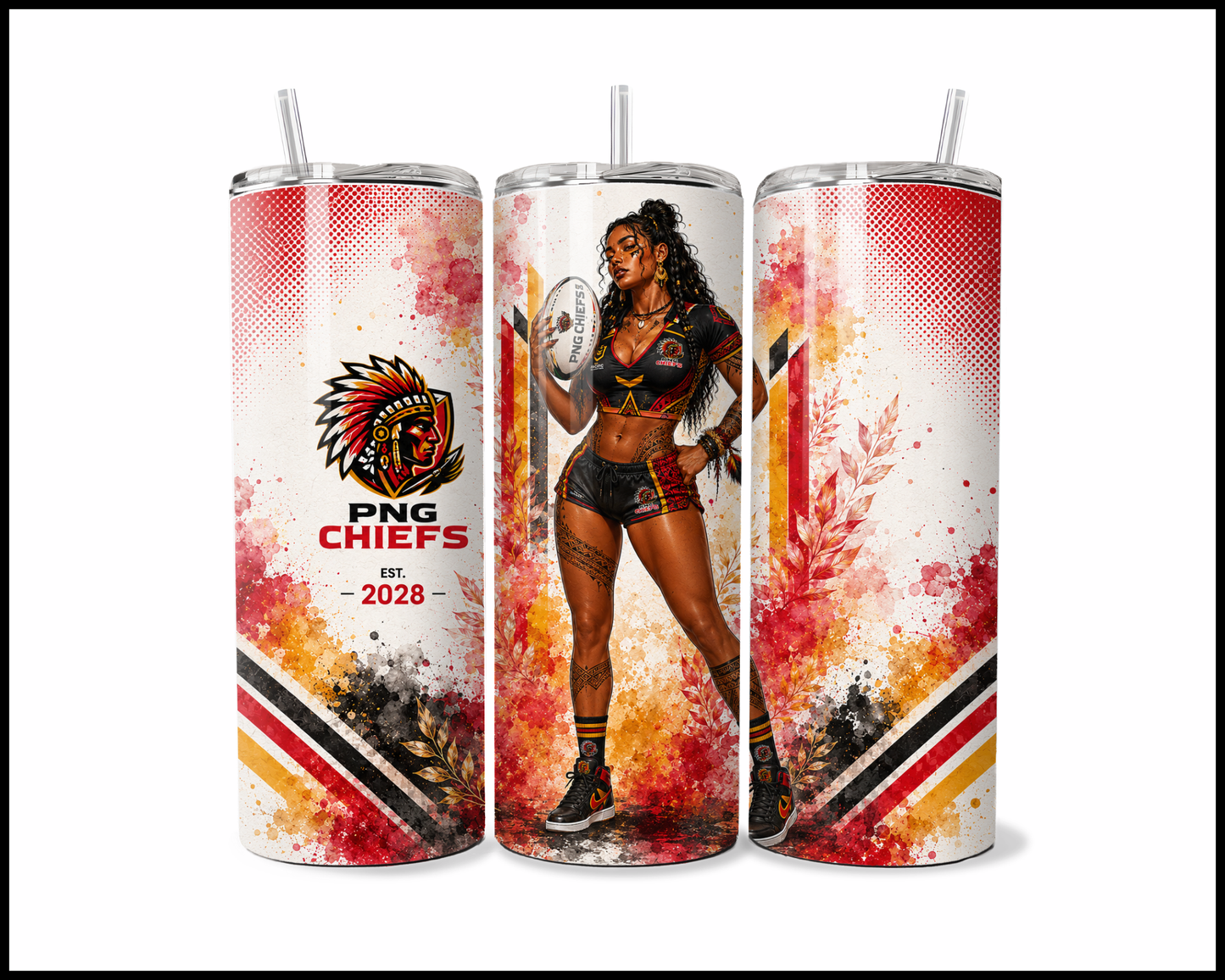Stainless Steel Tumbler - PNG Chiefs (5503)