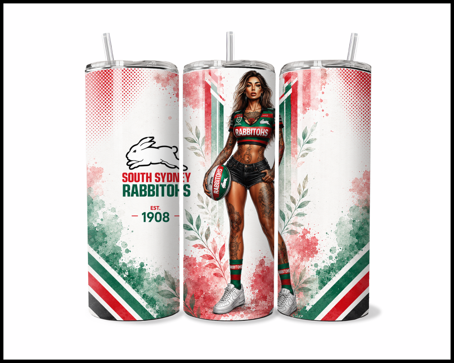 Stainless Steel Tumbler - South Sydney Rabbitohs (5505)