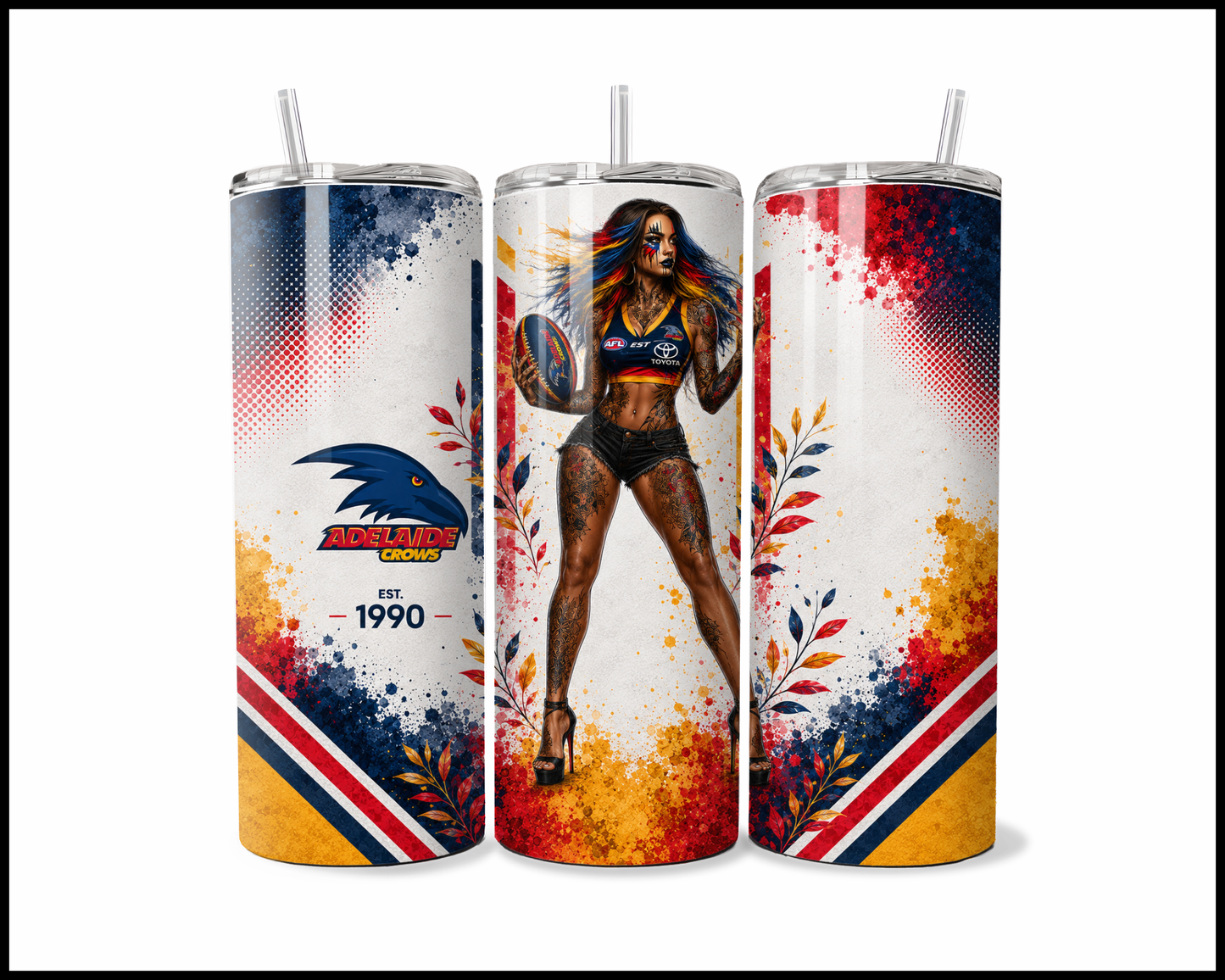 Stainless Steel Tumbler - Adelaide Crows (5509)