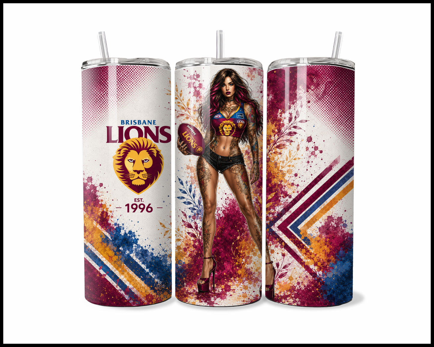 Stainless Steel Tumbler - Brisbane Lions (5510)