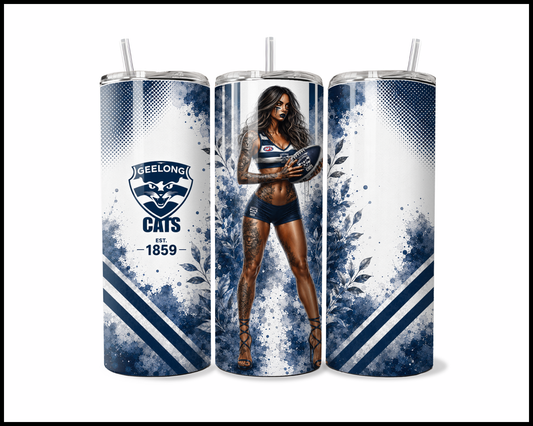 Stainless Steel Tumbler - Geelong Cats (5515)
