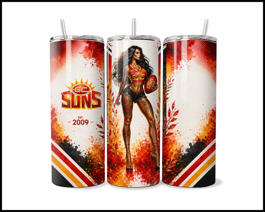 Stainless Steel Tumbler - Gold Coast Suns (5516)