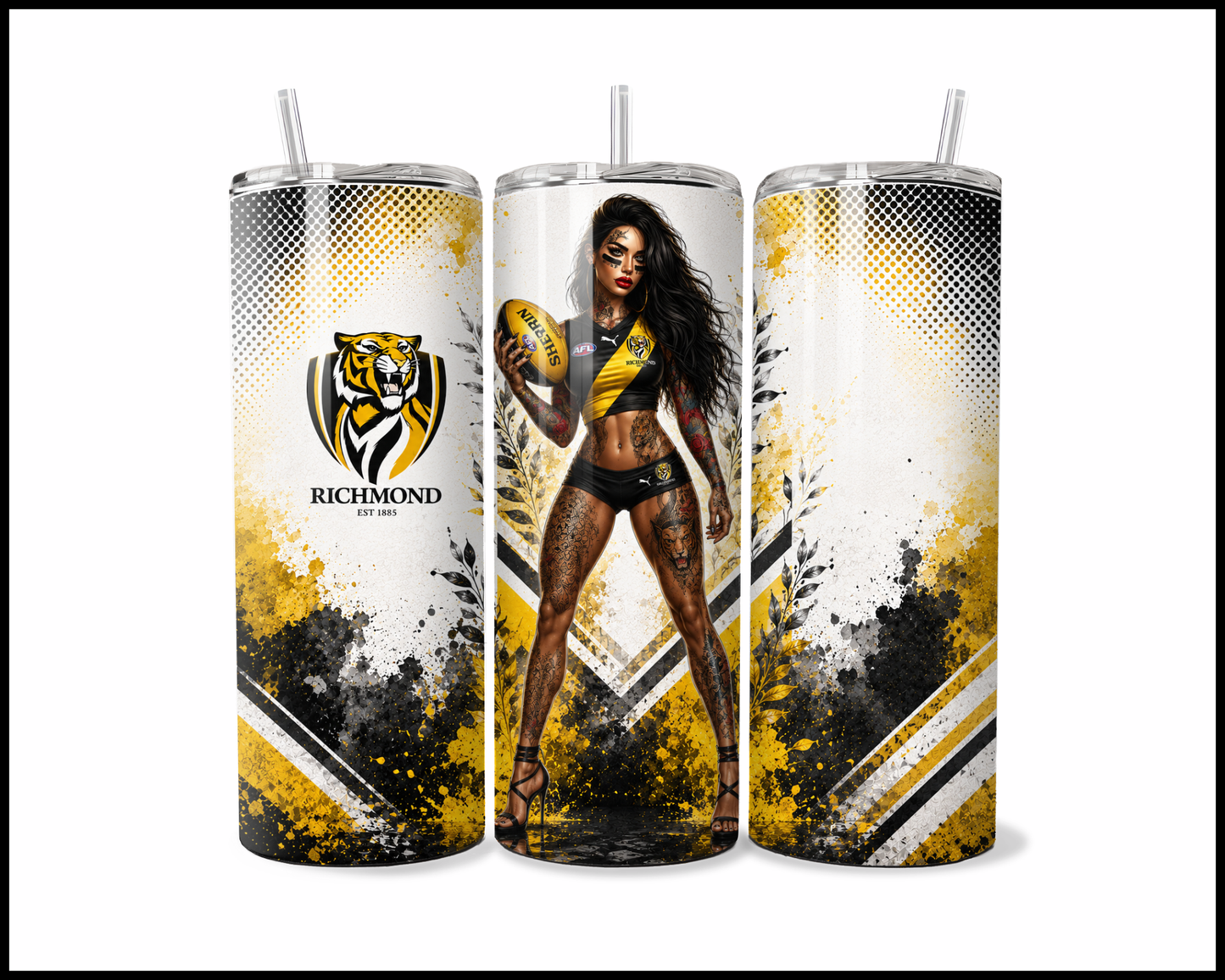 Stainless Steel Tumbler - Richmond Tigers (5522)