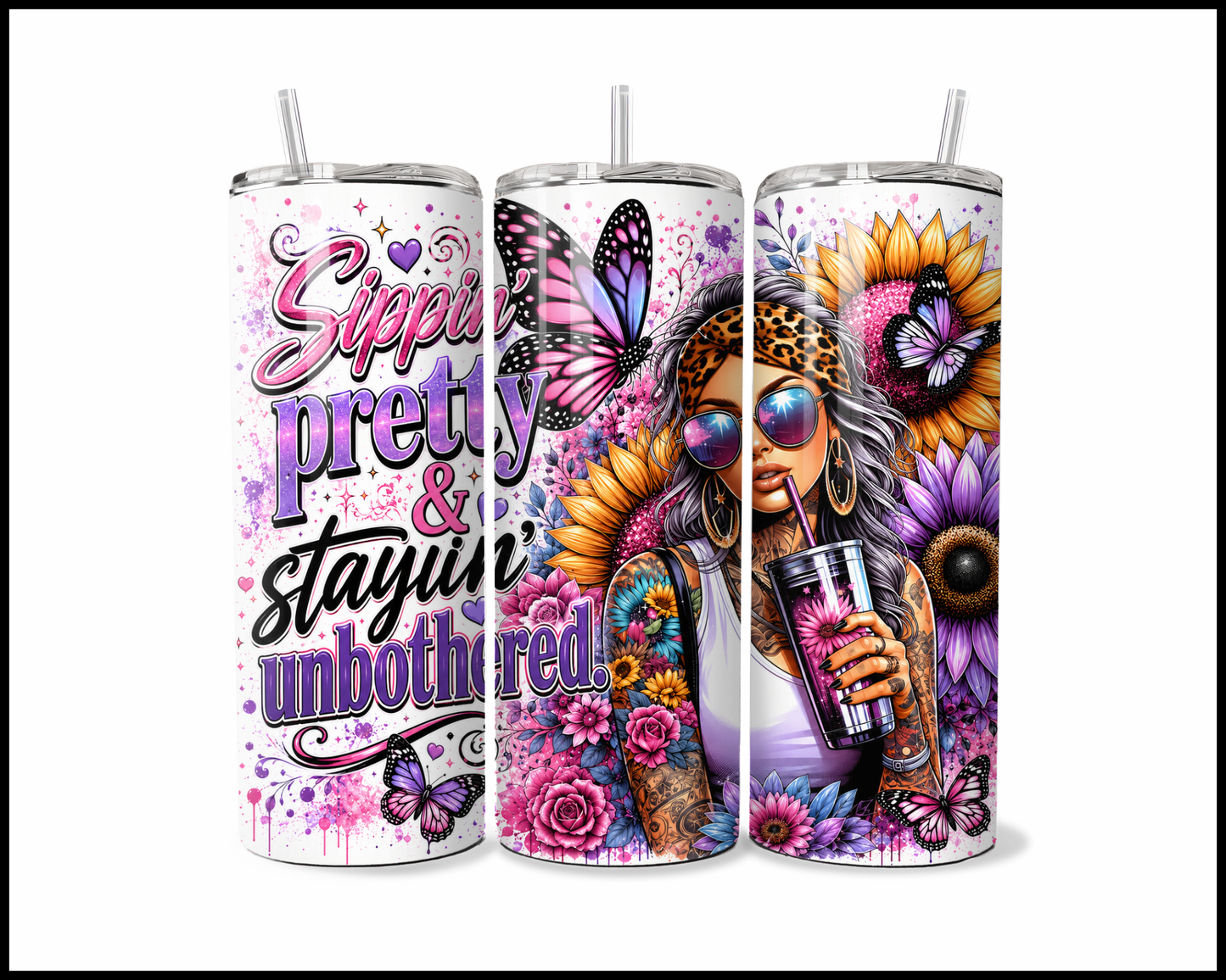 Sippin Pretty Stainless Steel Tumbler (5533)