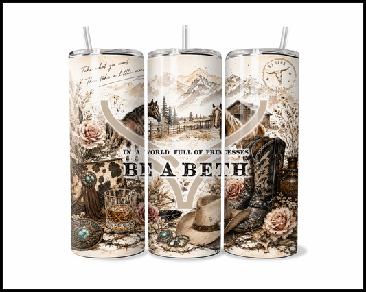 Yellowstone & Dutton Ranch inspired Stainless Steel Tumbler (5539)
