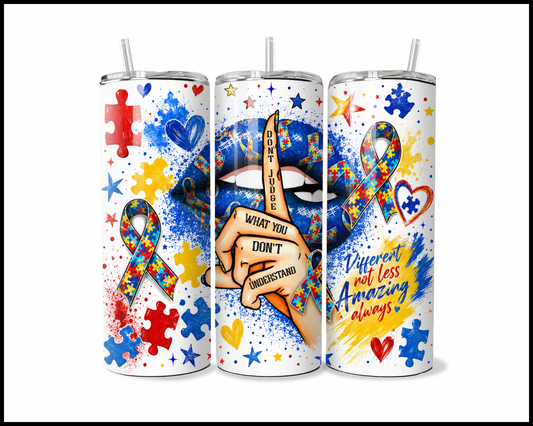 Autism Awareness Stainless Steel Tumbler (5553)