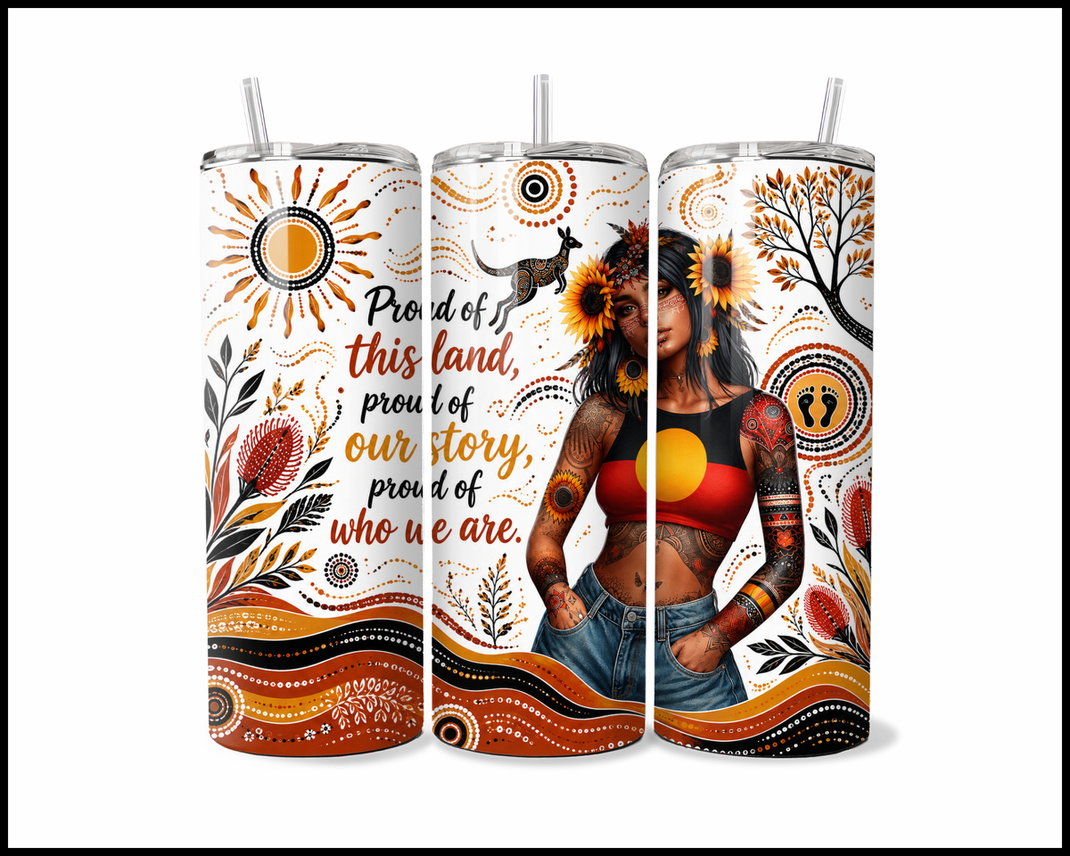 Aboriginal Pride Stainless Steel Tumbler (5556)