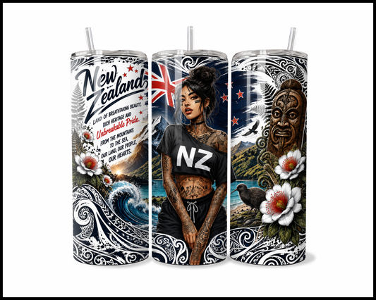 New Zealand - Unbreakable Pride Stainless Steel Tumbler (5560)
