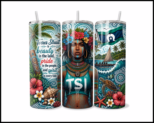 Torres Straight - Spirit In Every Tide Stainless Steel Tumbler (5561)