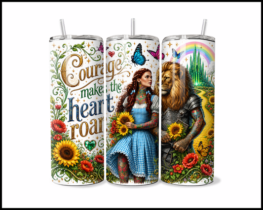 Wizard Of Oz Inspired Stainless Steel Tumbler (5575)