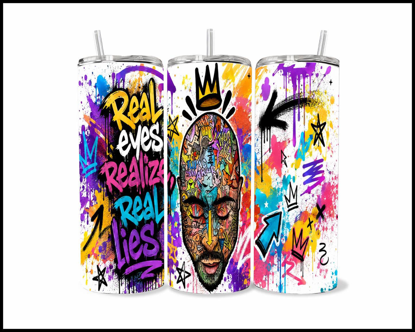 Tupac Shukar Stainless Steel Tumbler (5589)