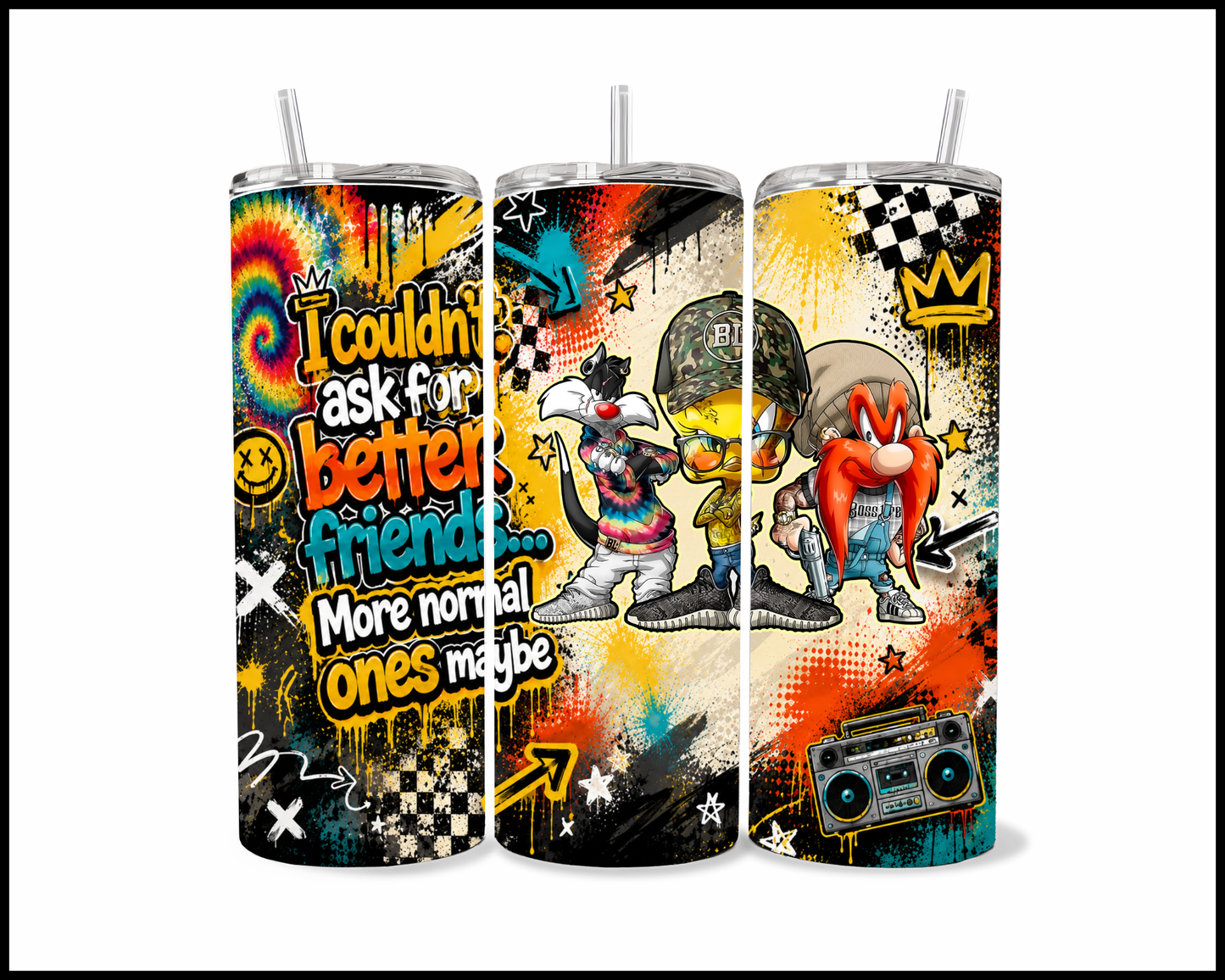 Normal Friends? Stainless Steel Tumbler (5591)