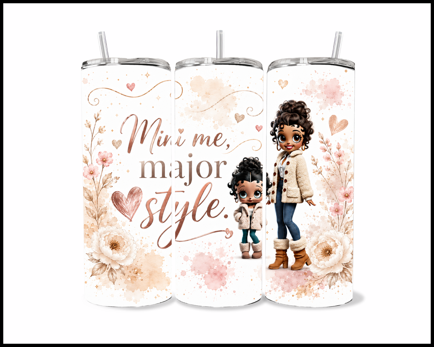 Mini Me Major Style Stainless Steel Tumbler (5599)