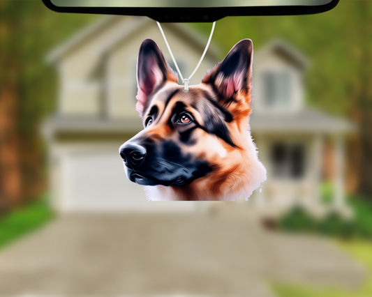 German Shepherd Car Air Freshener