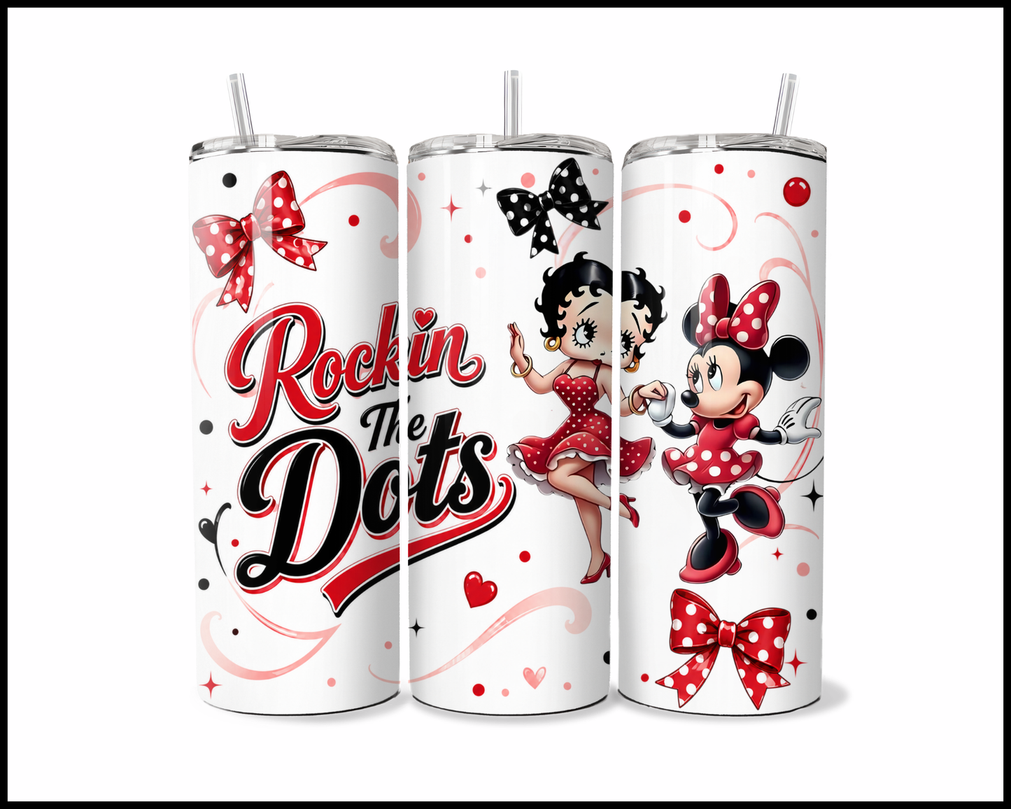 Rockin' The Dots Stainless Steel Tumbler (5603)