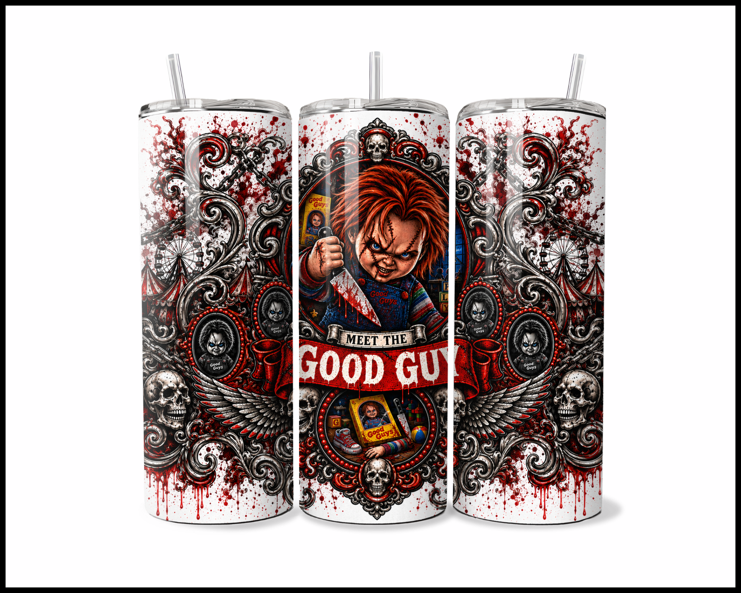 Sinister Sips - Chucky Stainless Steel Tumbler (5611)