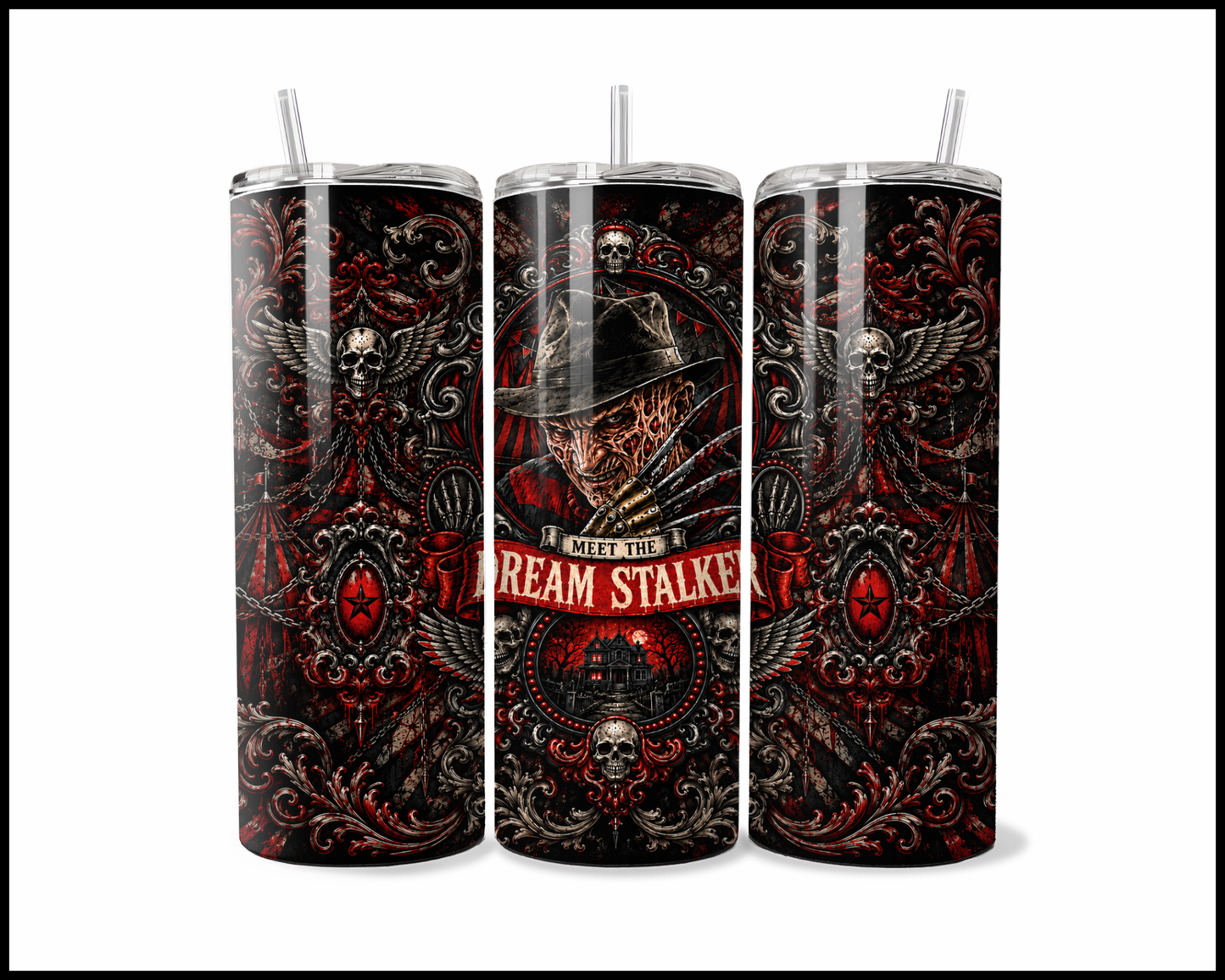 Sinister Sips - Freddy Krueger Stainless Steel Tumbler (5613)