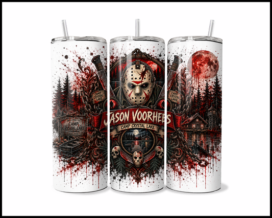 Sinister Sips - Jason Voorhees Stainless Steel Tumbler (5615)