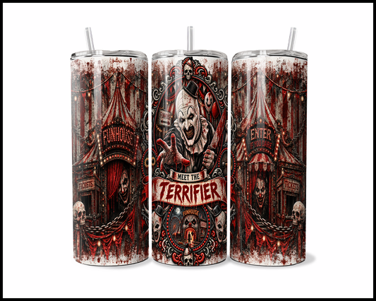 Sinister Sips - Art the Clown Stainless Steel Tumbler (5620)