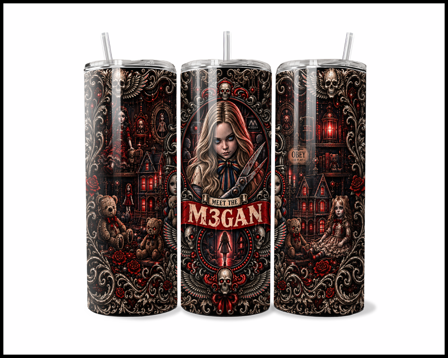 Sinister Sips - Megan Stainless Steel Tumbler (5625)