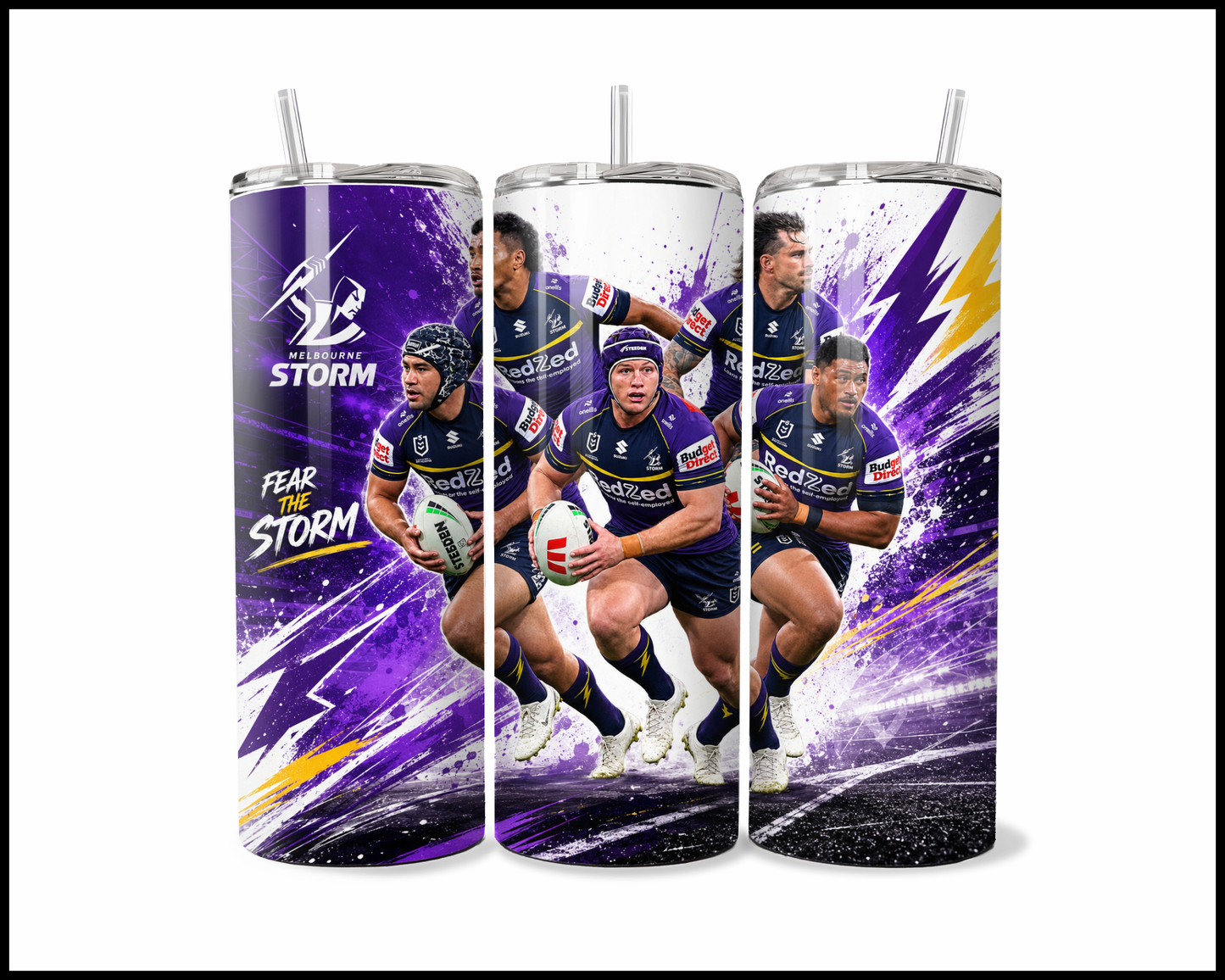 Stainless Steel Tumbler - Melbourne Storm (5628)