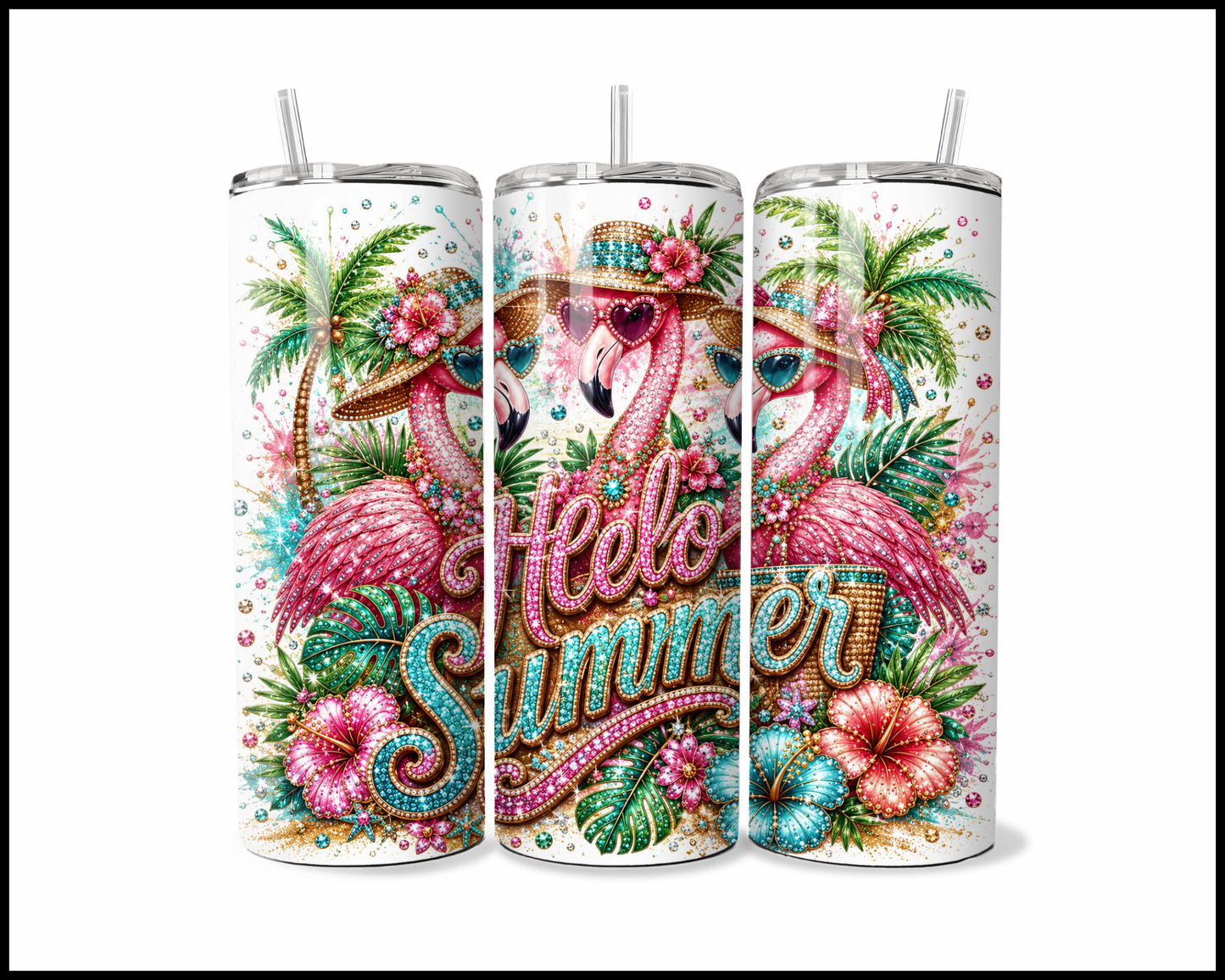 Hello Summer Stainless Steel Tumbler (5642)