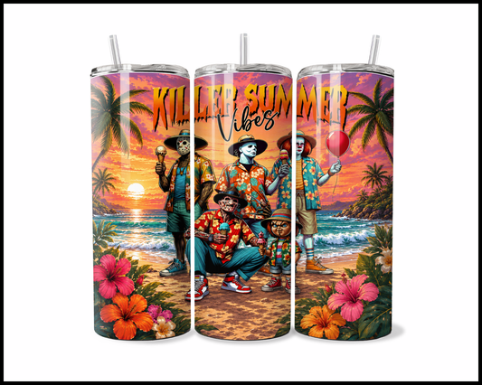 Killer Summer Vibes Stainless Steel Tumbler (5647)