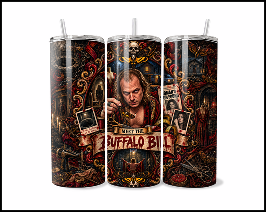 Sinister Sips -  Buffalo Bill Stainless Steel Tumbler (5651)