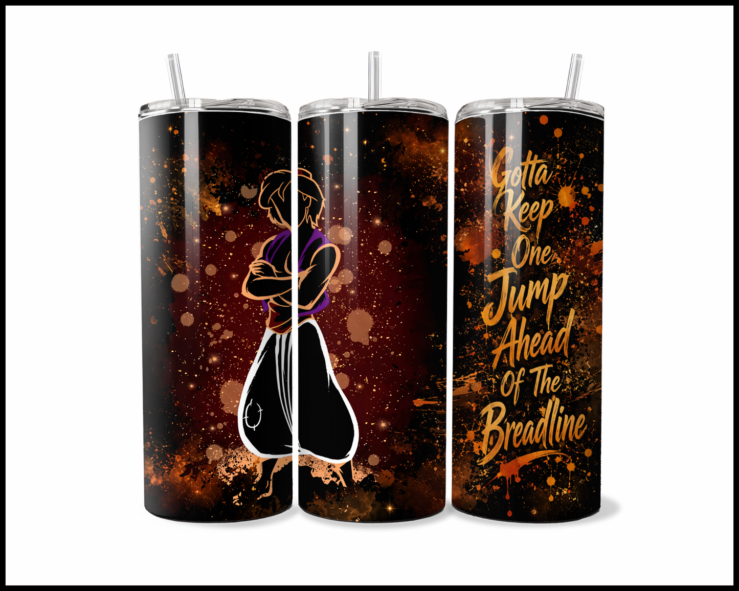 Midnight Magic - Aladdin Inspired Stainless Steel Tumbler (5679)