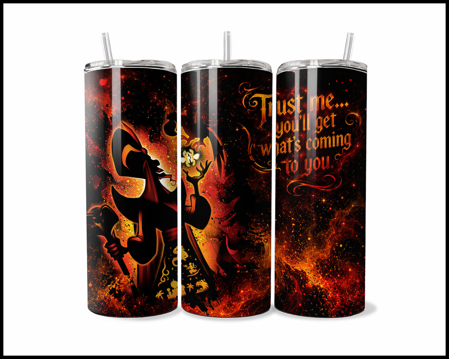 Midnight Magic - Aladdin Inspired Stainless Steel Tumbler (5682)