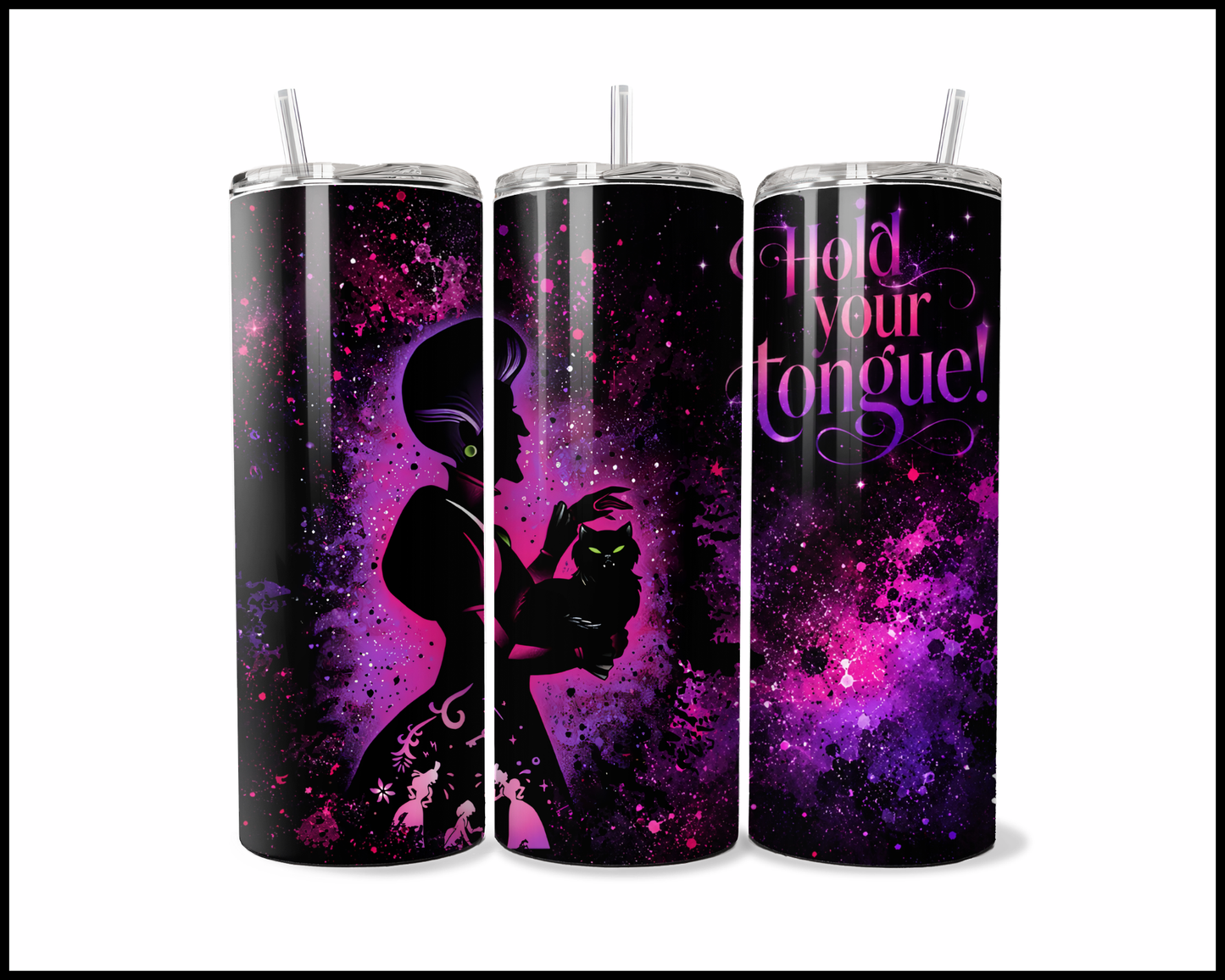 Midnight Magic - Cinderella Inspired Stainless Steel Tumbler (5691)