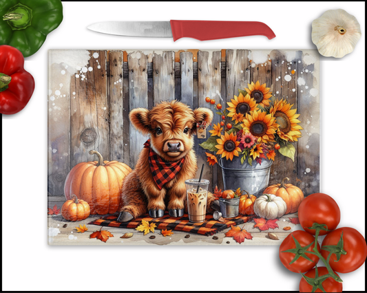 Cow Sublimated Cutting Board (115)