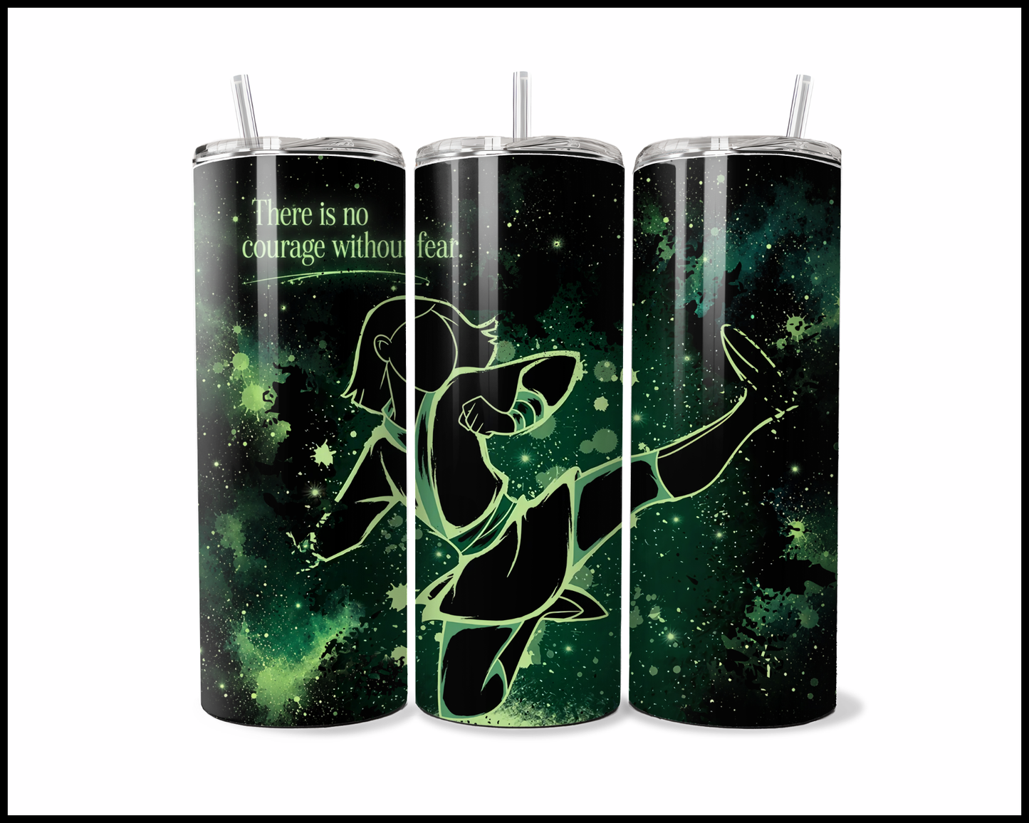 Midnight Magic - Mulan Inspired Stainless Steel Tumbler (5701)