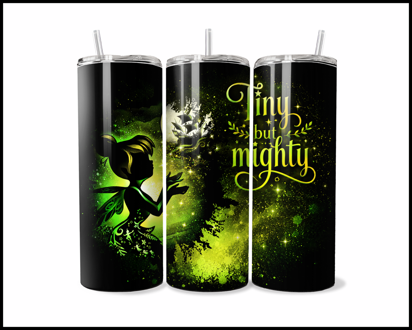 Midnight Magic - Peter Pan Inspired Stainless Steel Tumbler (5704)
