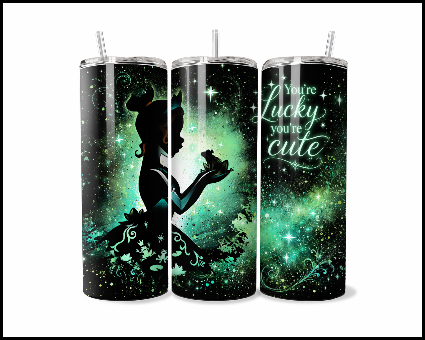 Midnight Magic - The Princess and the Frog Inspired Stainless Steel Tumbler (5711)