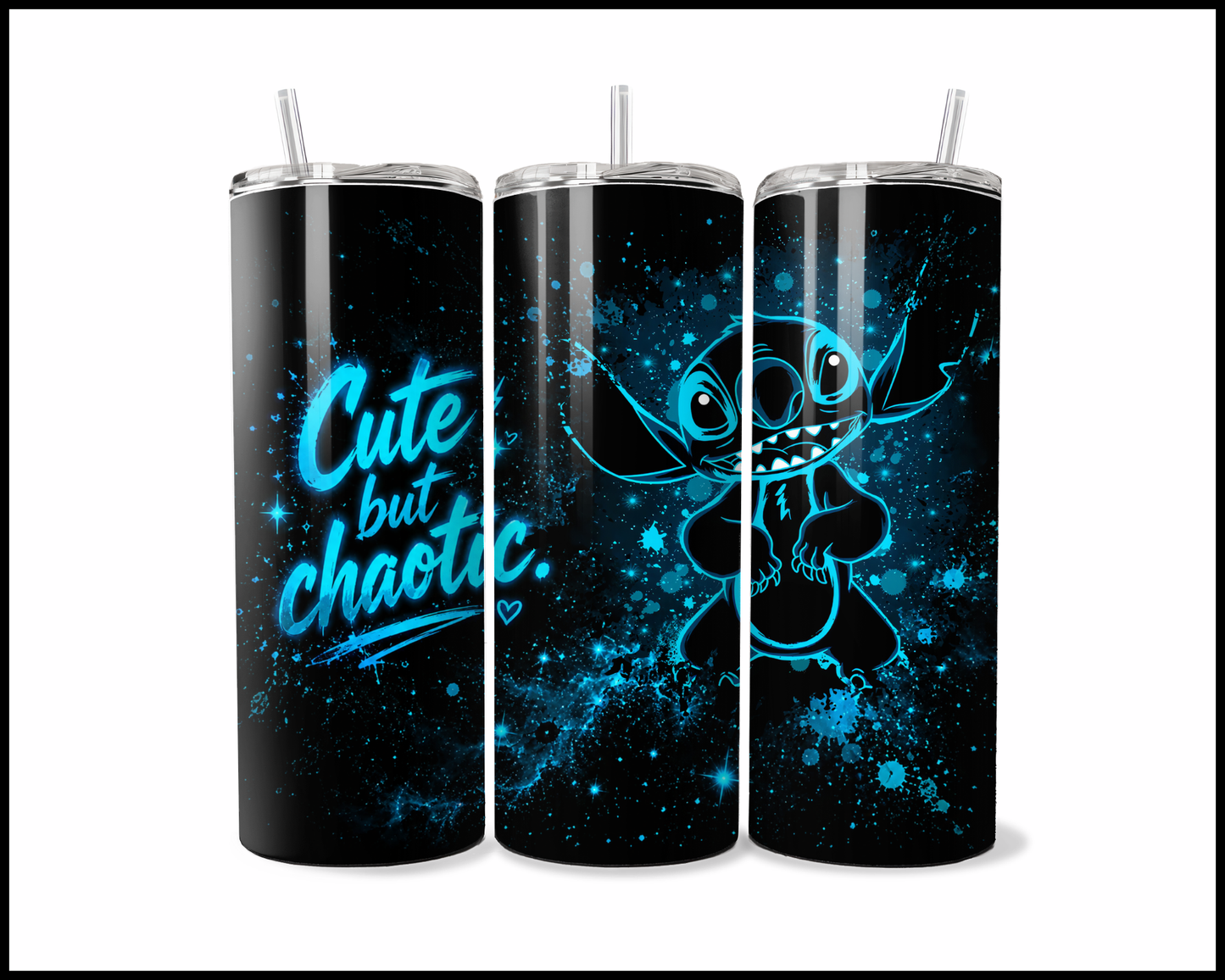 Midnight Magic - Lilo & Stitch Inspired Stainless Steel Tumbler (5723)