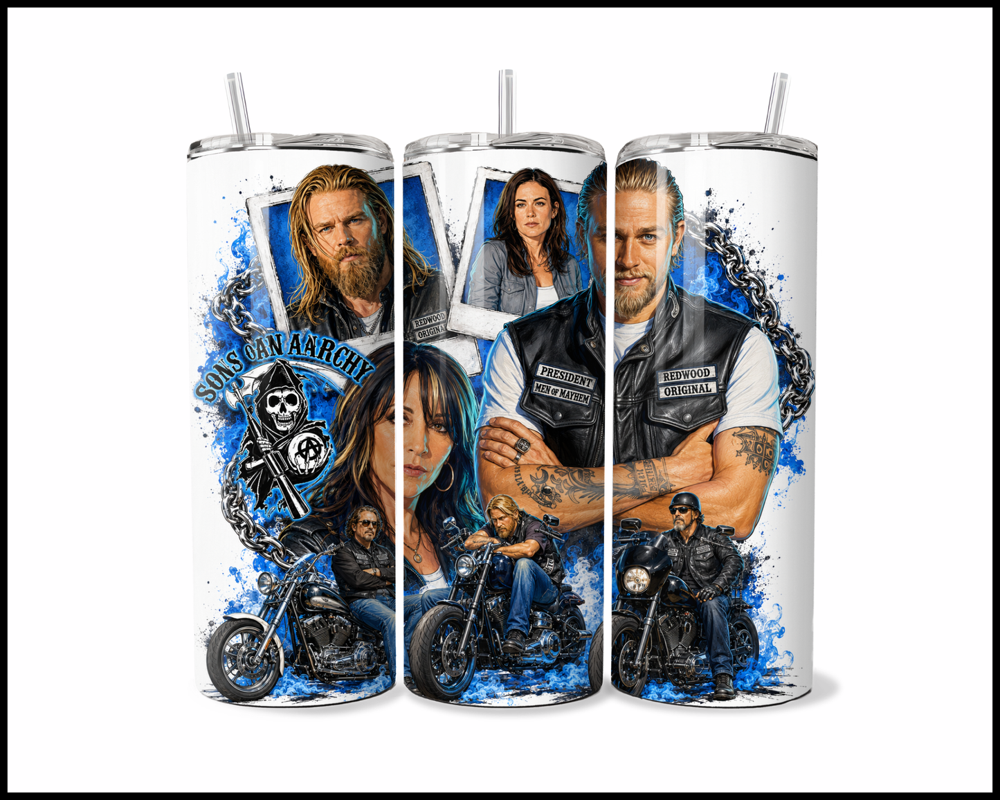 Sons Of Anarchy Inspired Stainless Steel Tumbler (5737)