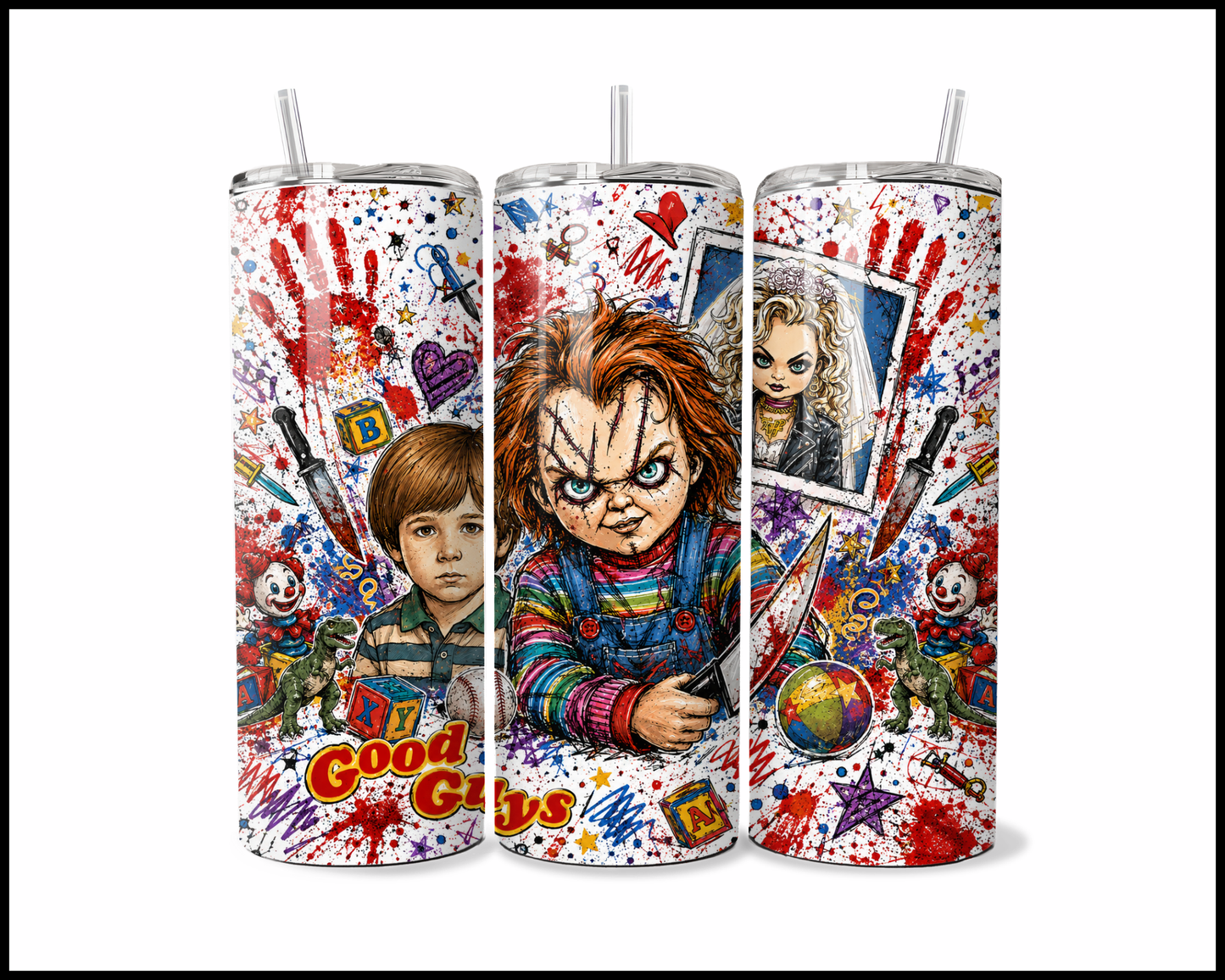 Chucky Inspired Stainless Steel Tumbler (5775)