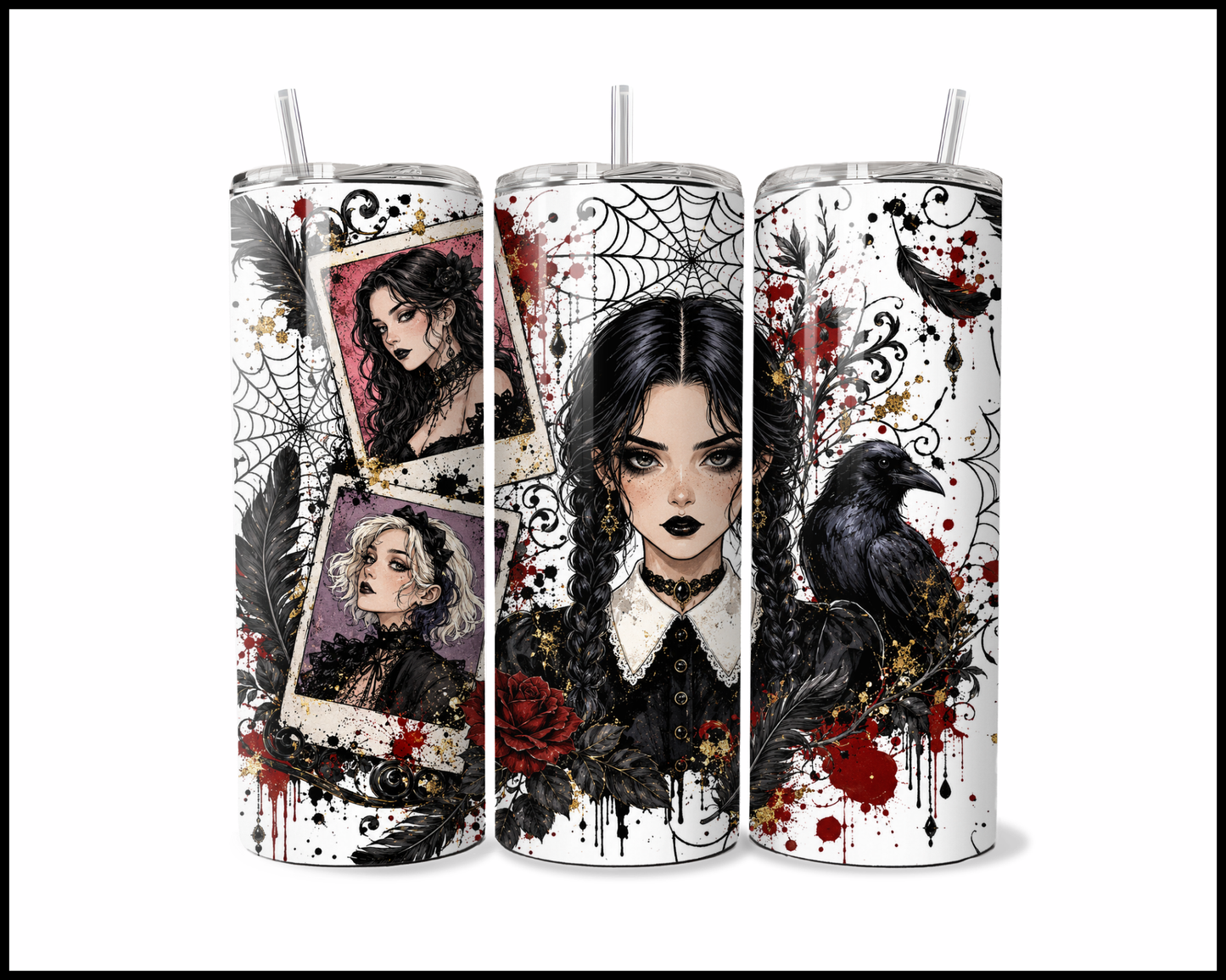 Wednesday Inspired Stainless Steel Tumbler (5781)