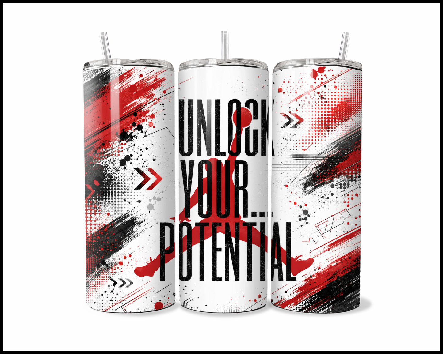 Michael Jordan - Unlock Your Potential Stainless Steel Tumbler (5789)