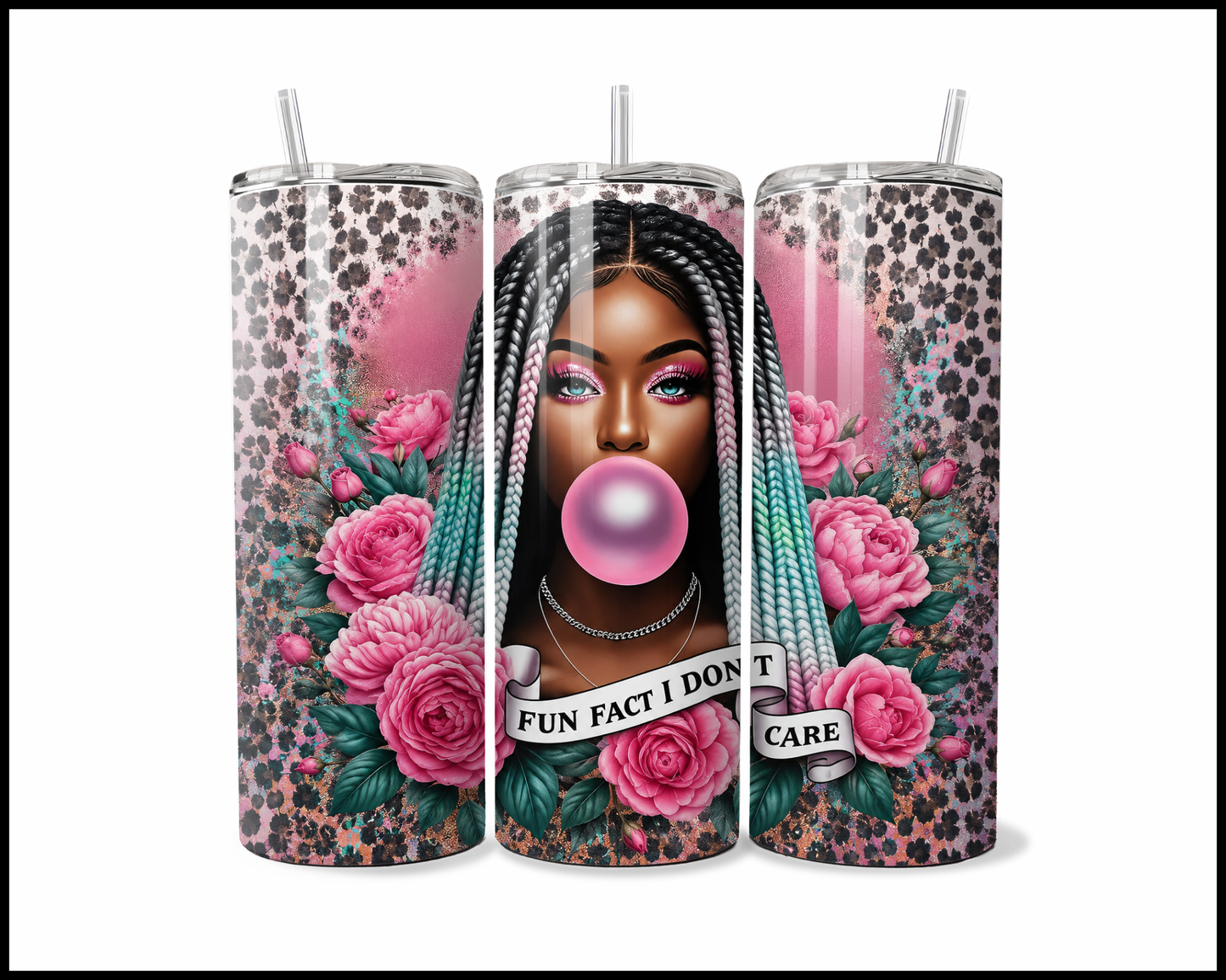 Fun Fact, I Don't Care Stainless Steel Tumbler (5801)