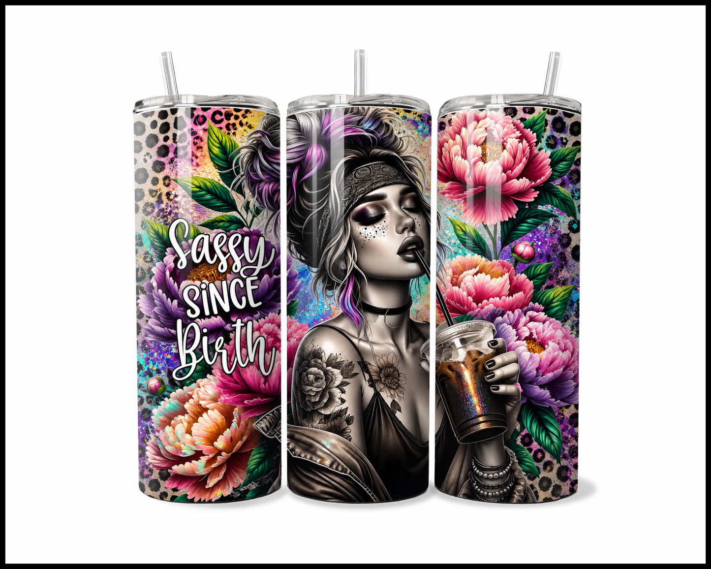 Sassy Since Birth Stainless Steel Tumbler (5802)