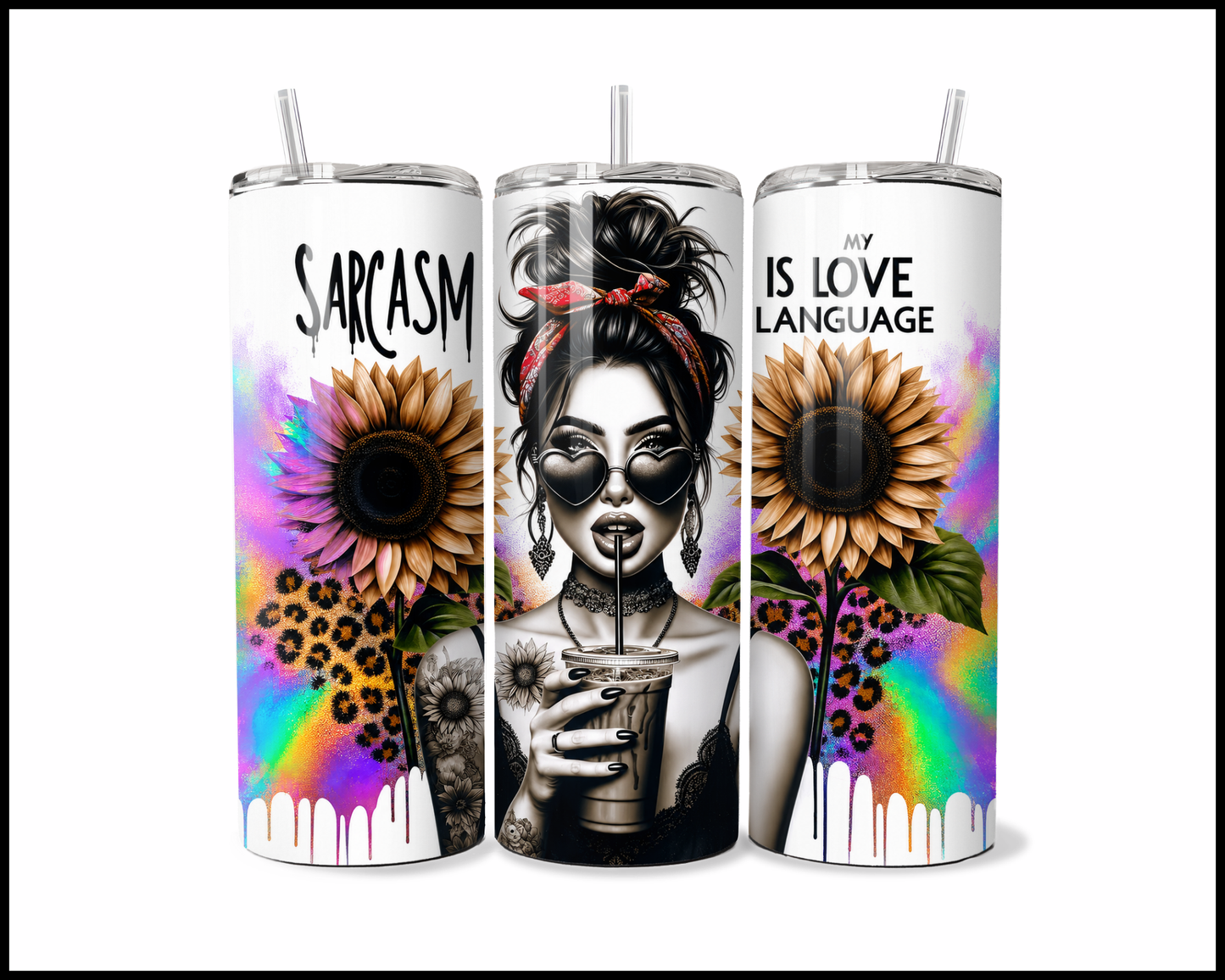 Sarcasm Is My Love Language Stainless Steel Tumbler (5803)
