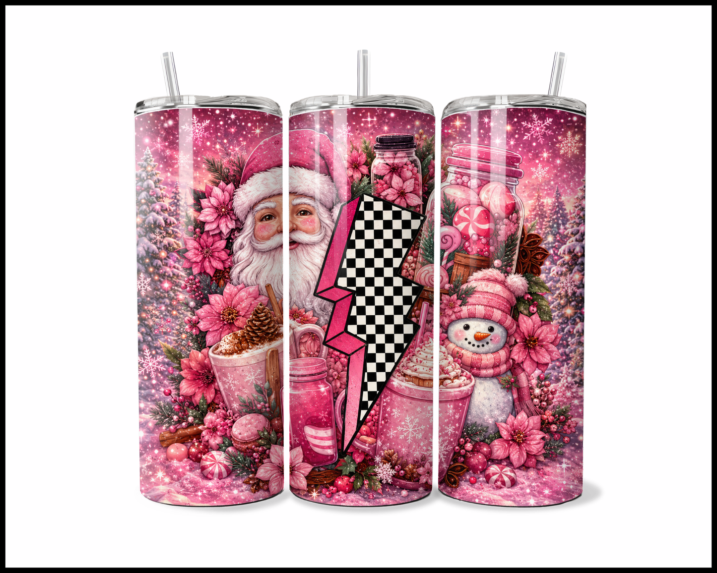 Making Spirits Pink & Bright Stainless Steel Tumbler (5880)