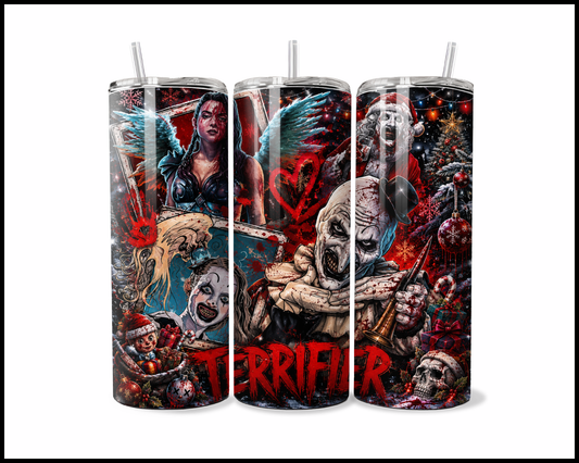 Terrifier Inspired Stainless Steel Tumbler (5881)
