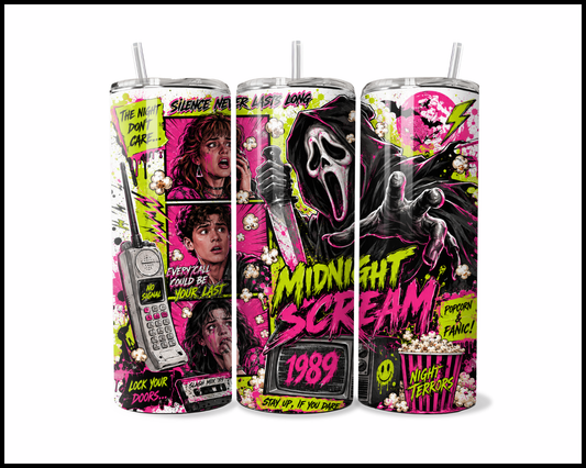 Scream Inspired  Stainless Steel Tumbler (5886)
