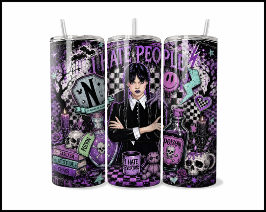 I Hate People Stainless Steel Tumbler (5889)