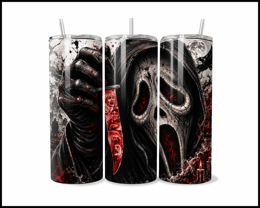 Scream Inspired Stainless Steel Tumbler (5891)