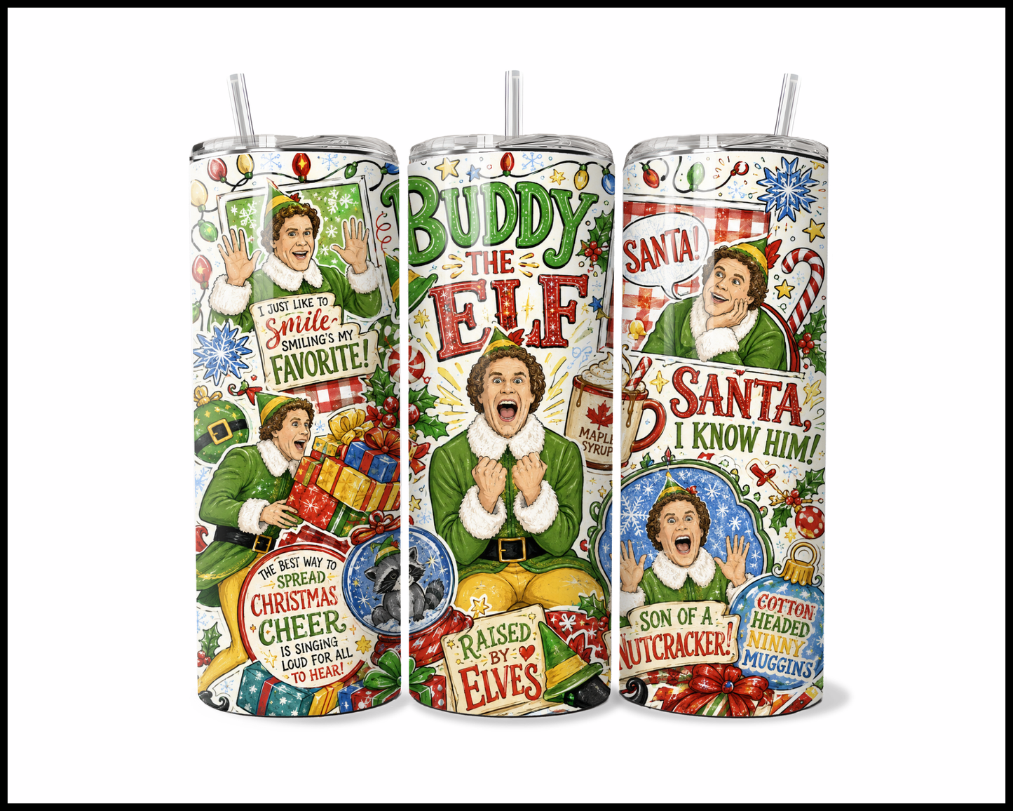 Elf Inspired Stainless Steel Tumbler (5894)