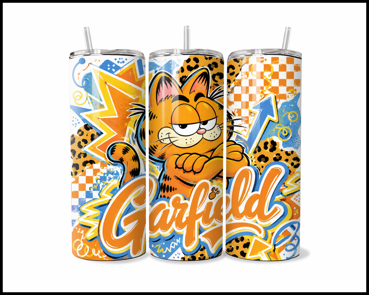 Garfield Inspired Stainless Steel Tumbler (5905)
